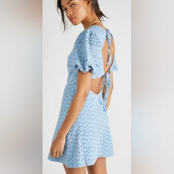 Free people Apricot Rose Mini Dress - Picture 6 of 10